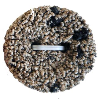 Charcoal Grit Button